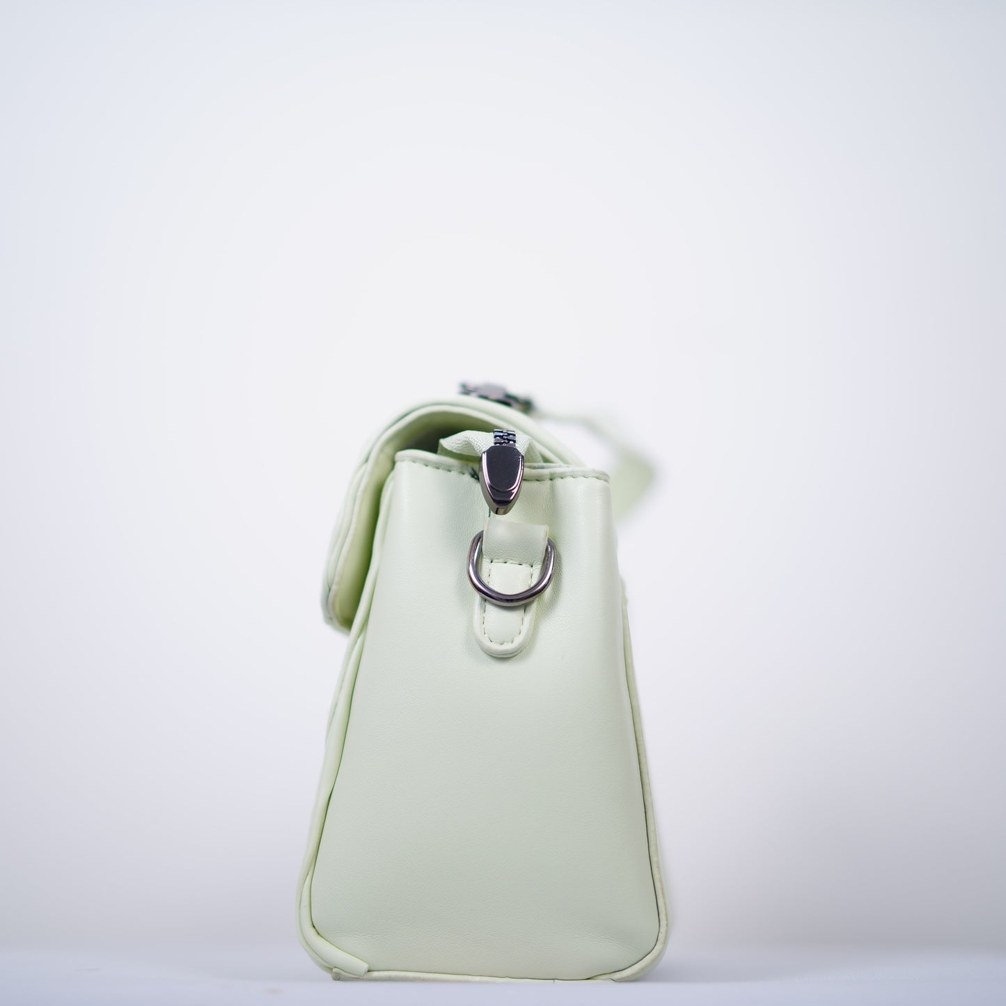 Mint Woven Elegance Handbag