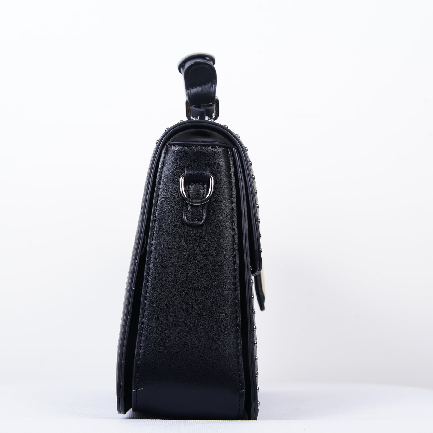 Studded Grace Satchel – Noir Edition