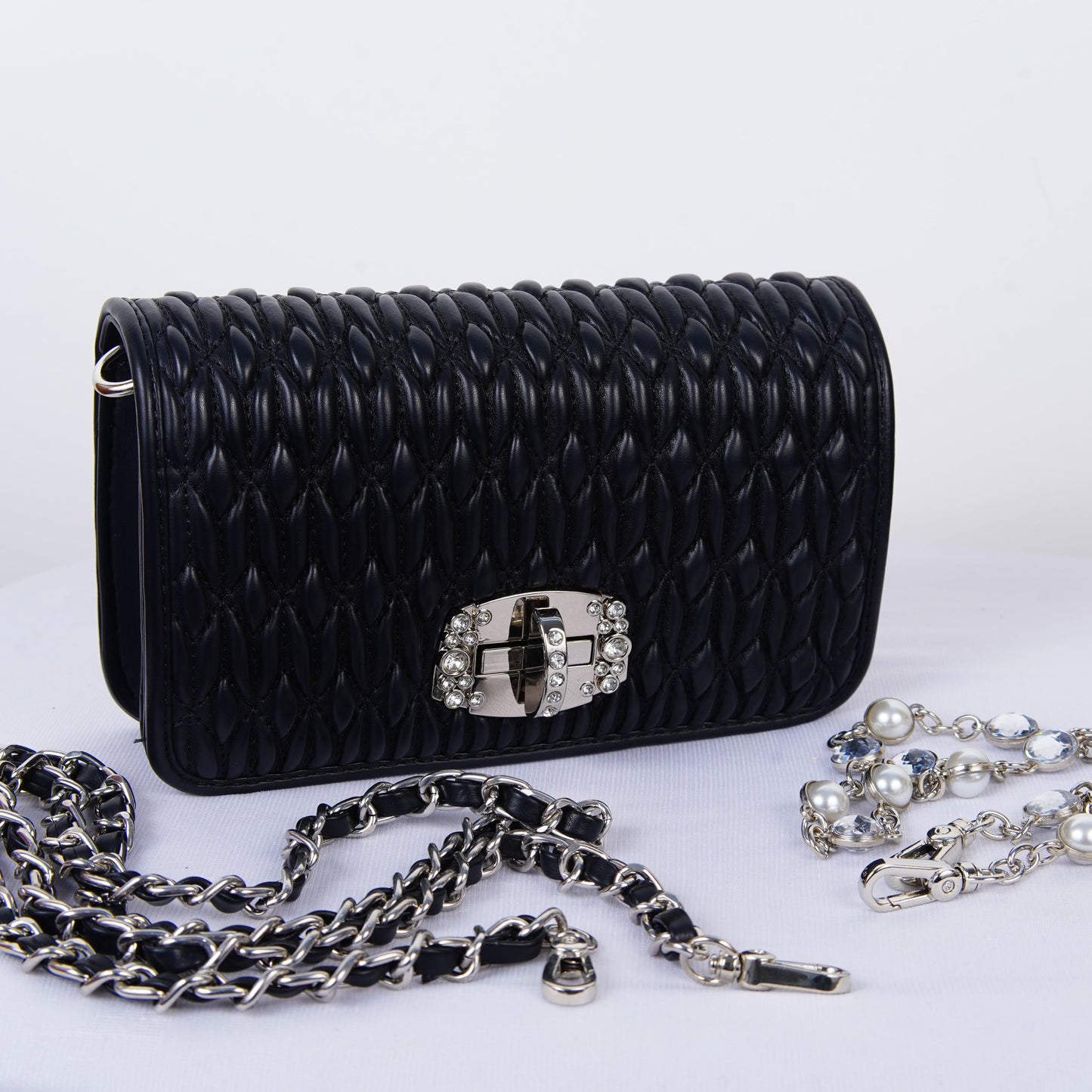 Crystal Noir Sling – Evening Whisper Edition