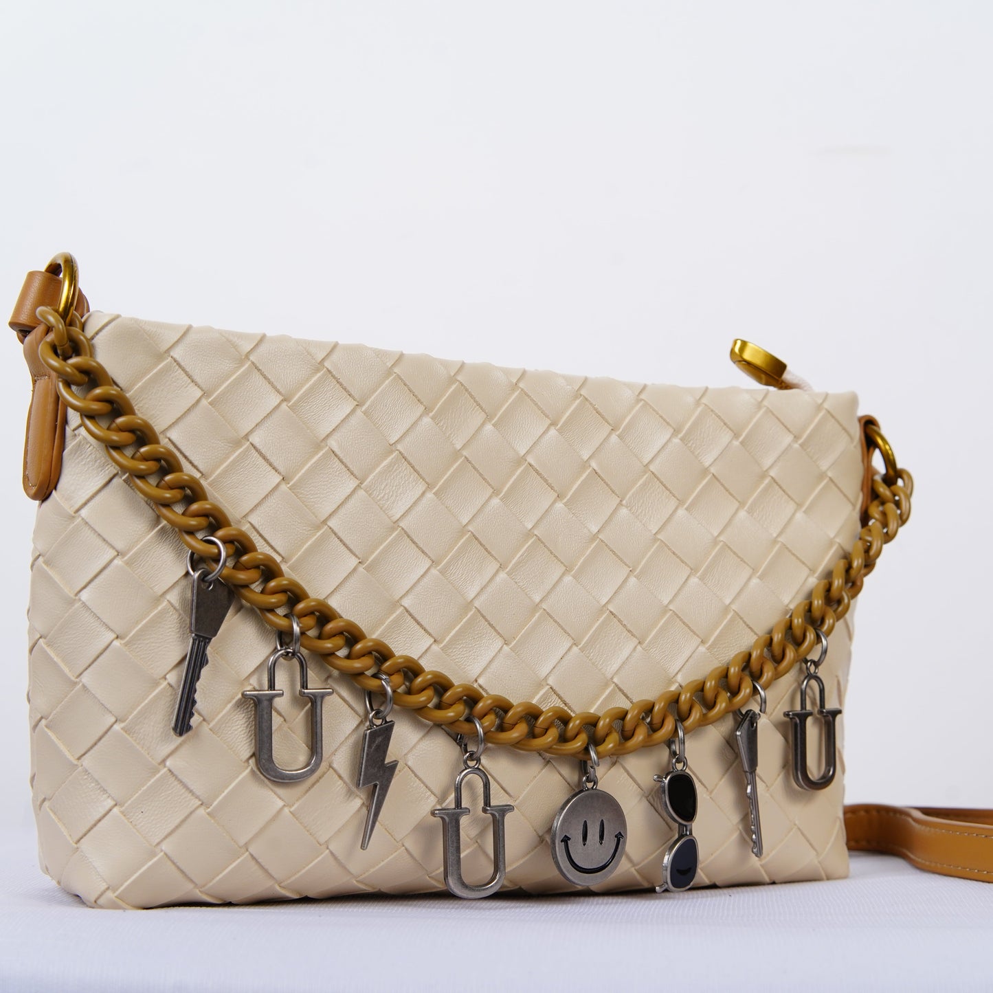 The Urban Muse – Charm Chain Sling Bag