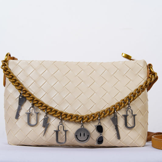 The Urban Muse – Charm Chain Sling Bag