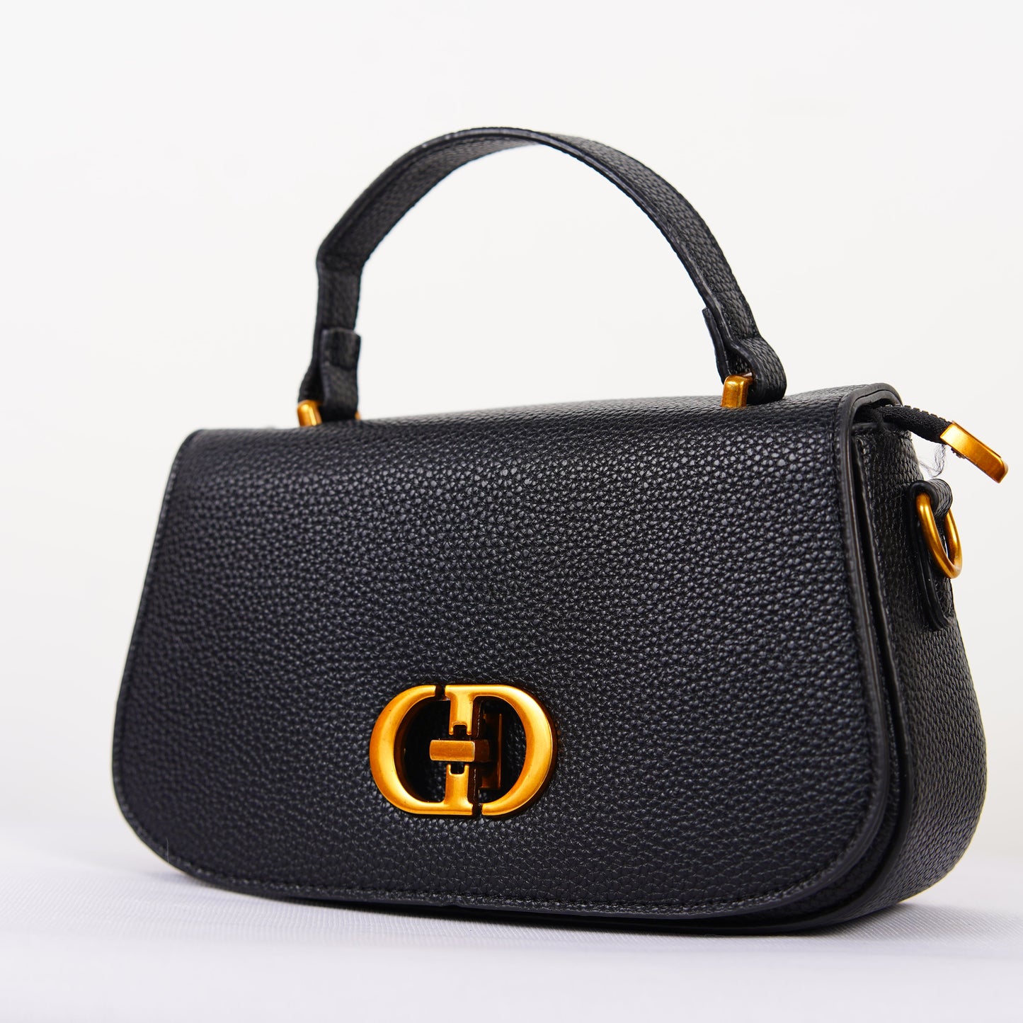 Noir Élégance Mini Satchel